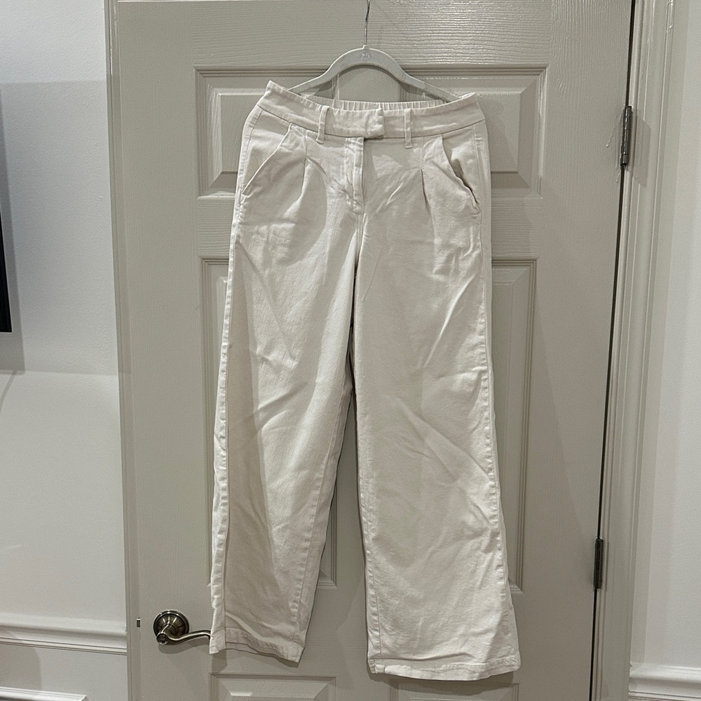 American Eagle Outfitters Beige Stretch Pants